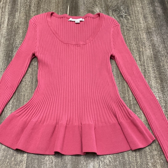 NWOT Boston Proper Scoop Neck
Long Sleeves Peplum Waist - Picture 7 of 8